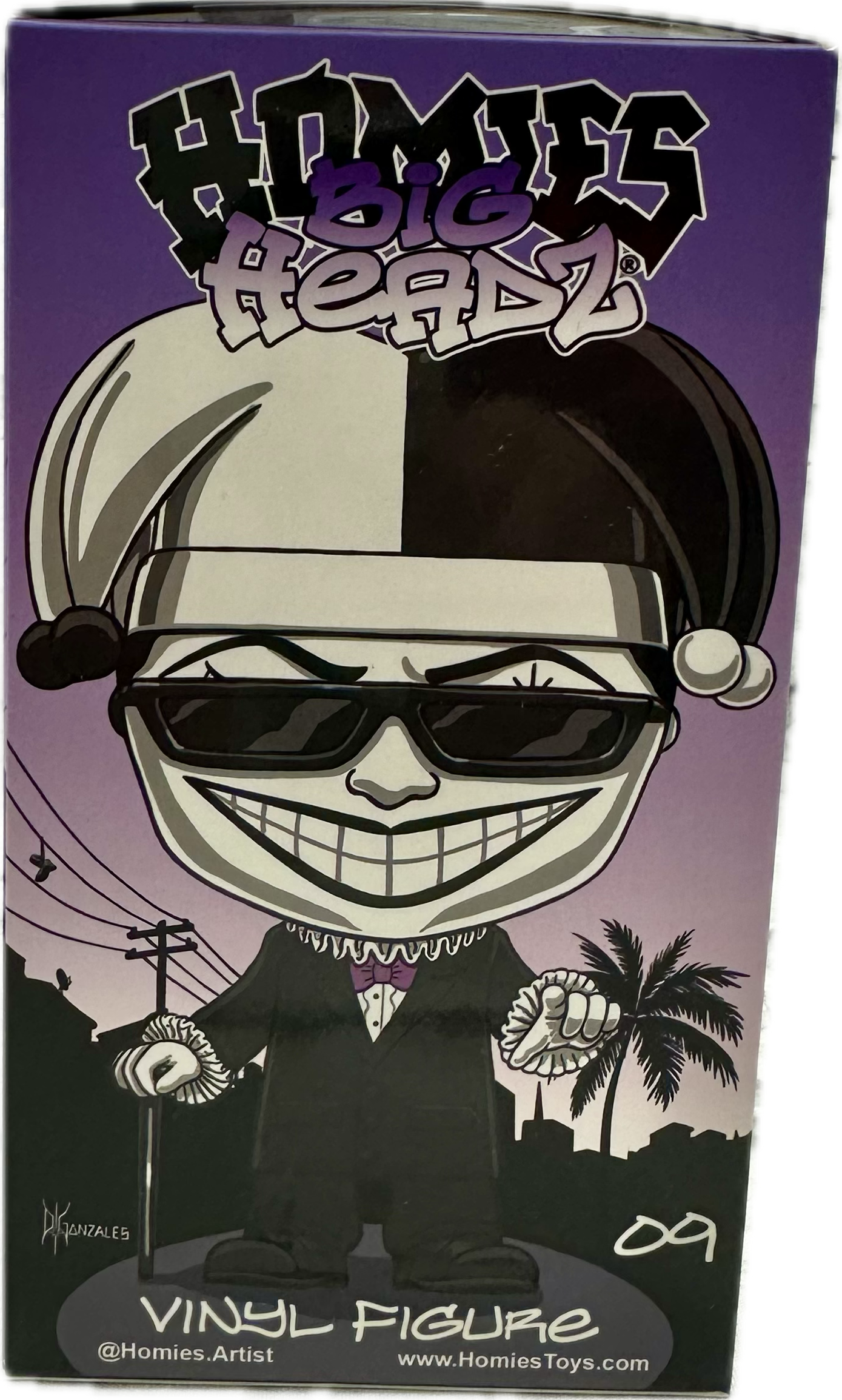 HOMIES™ - Figura del Joker de Jokawild BIG HEADZ - Serie n.° 3