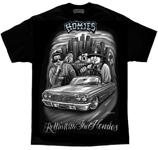H.S™-ROLLIN WITH THE HOMIES - Men's MAX HWT Tee