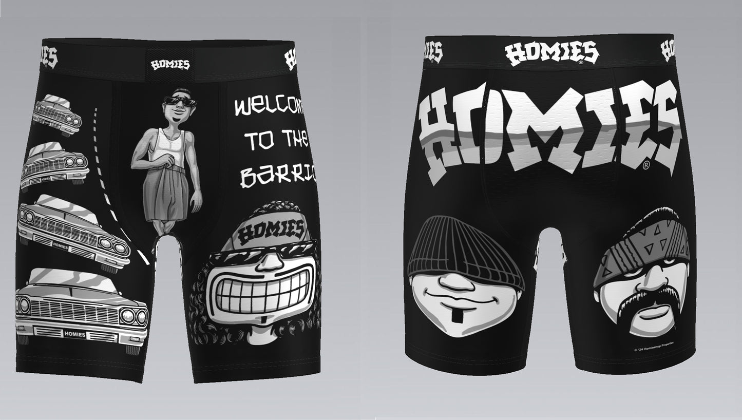 HM- Men's Chonies -WELCOME TO THE BARRIO