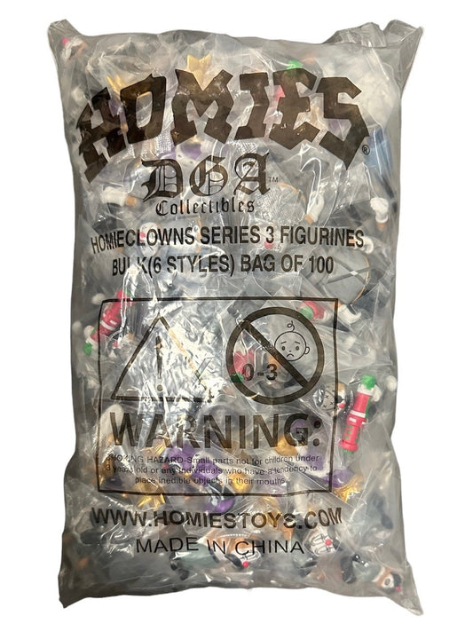 HOMIES™ CLOWNS - POLYBAG of 100 (2" FIGURES)