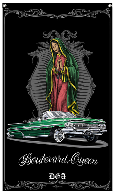 DGA - 3' X 5' - BANDERA / BANNER - ESPECTÁCULO SECUNDARIO