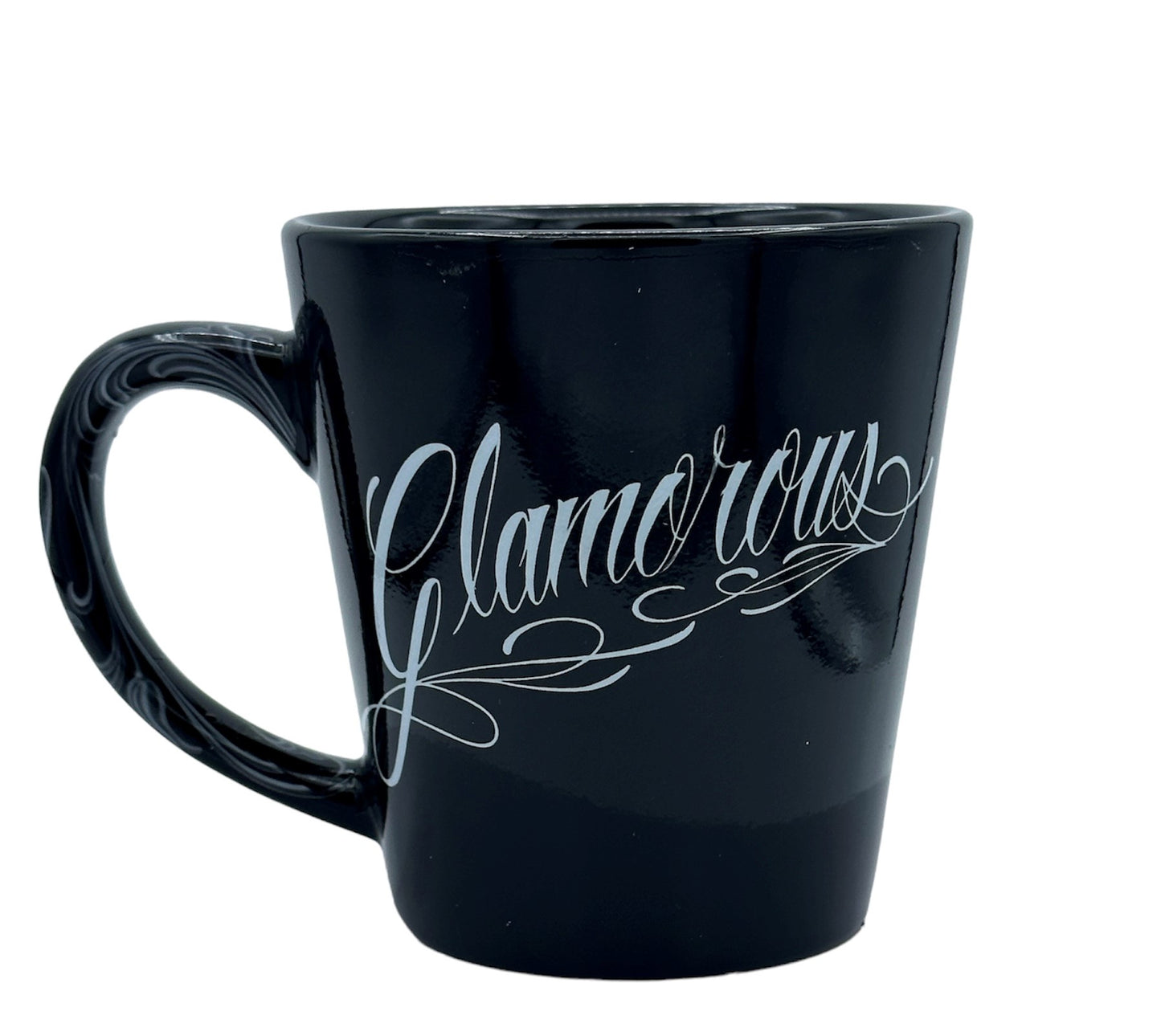 GLAMOUROUS - Taza de cerámica para café con leche