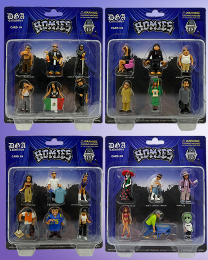 HOMIES Series 15 - Blister Card Set of 4 (24 Figures Total) – DGA Tees
