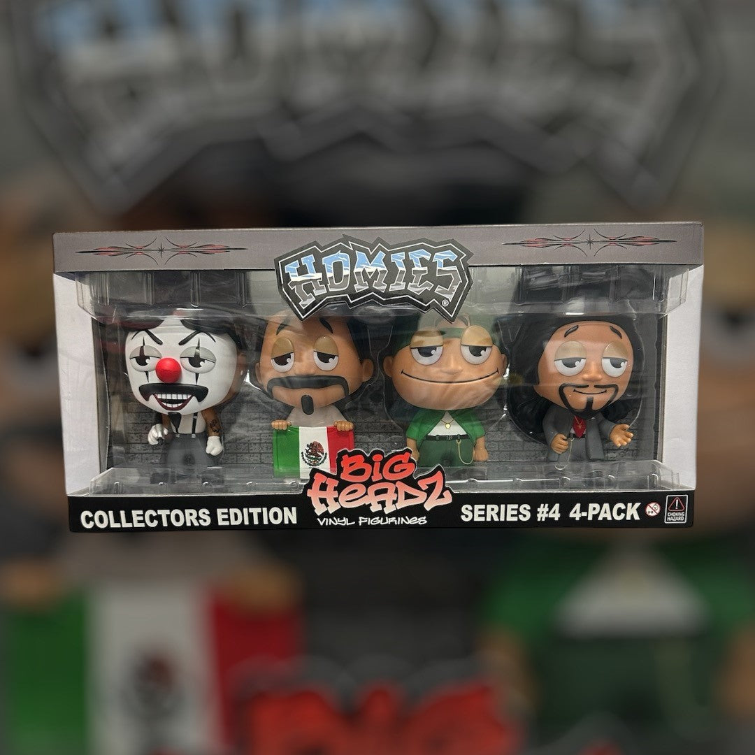 HOMIES™ - BIG HEADZ 4-Pack Figure Set - Series #4