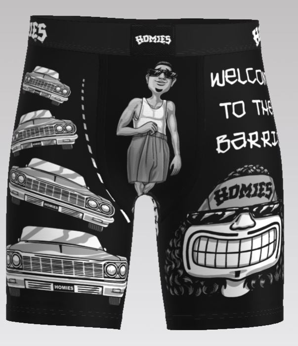 HM- Men's Chonies -WELCOME TO THE BARRIO