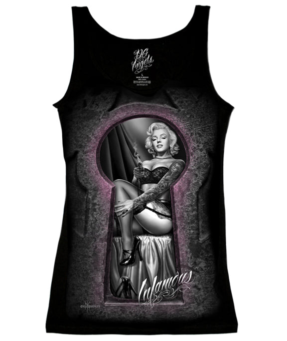 Camiseta sin mangas para mujer de Retired Style - Infamous