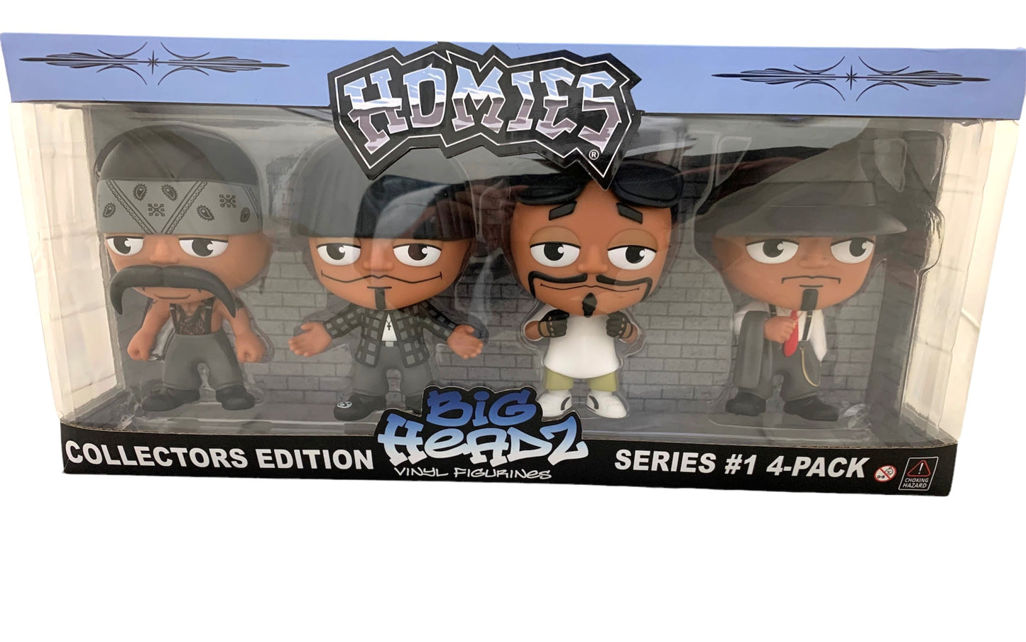 HOMIES™ - BIG HEADZ 4-Pack Figure Set SERIES #1