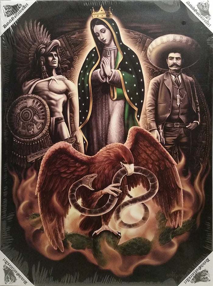 LA REINA (COLOR) - Arte de lienzo pequeño - 12" X 16"