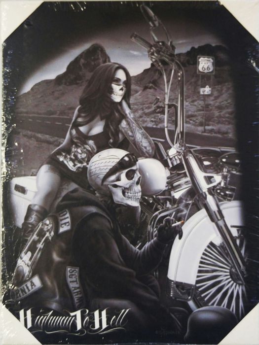 ROD - AUTOPISTA AL INFIERNO - Lienzo pequeño - 12" X 16"