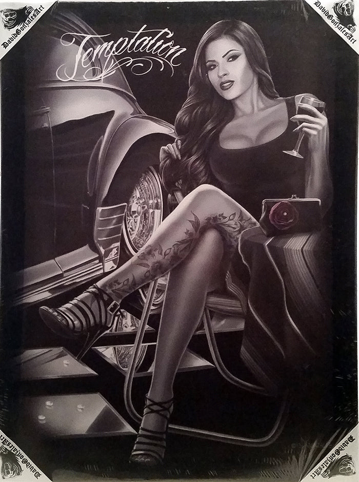 TENTACIÓN - Lienzo pequeño - 12" X 16"