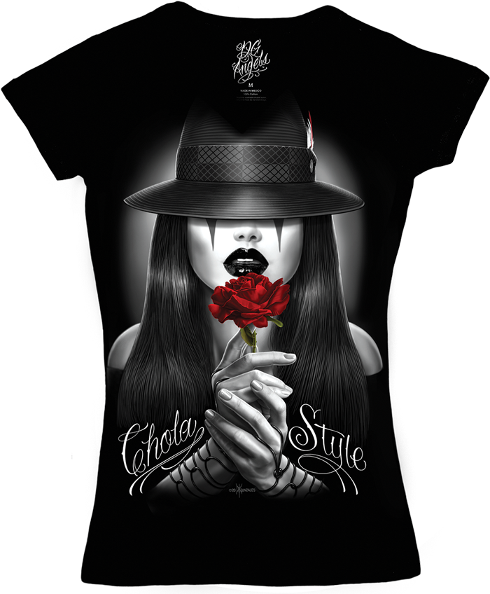 Vestido estilo chola con escote en V para mujer