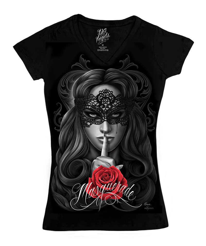 Mascarada con escote en V