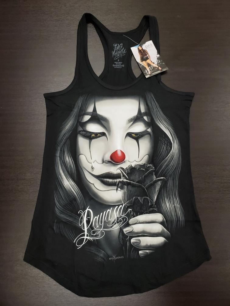 PAYASA - Camiseta sin mangas con espalda de nadador para mujer