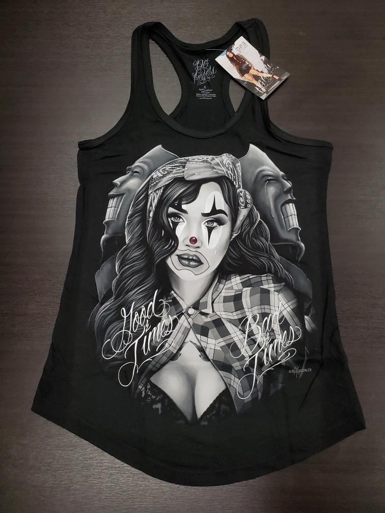 BUENOS TIEMPOS - Camiseta sin mangas con espalda de nadador para mujer