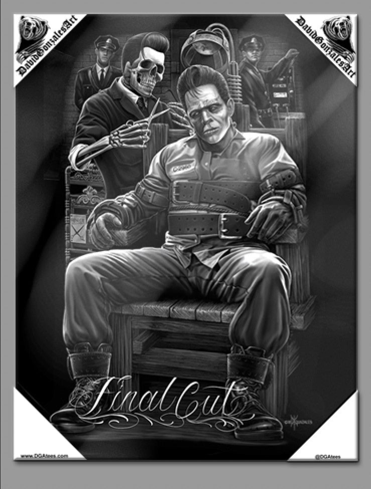 FINAL CUT - Arte en lienzo pequeño - 12" X 16"