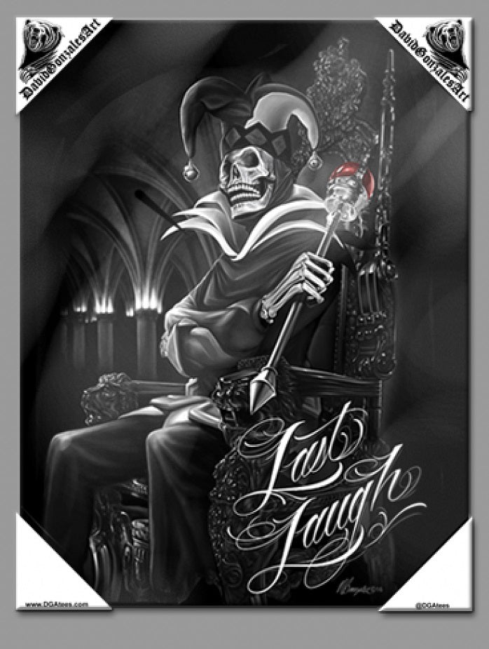 ÚLTIMA RISA - Lienzo pequeño - 12" X 16"