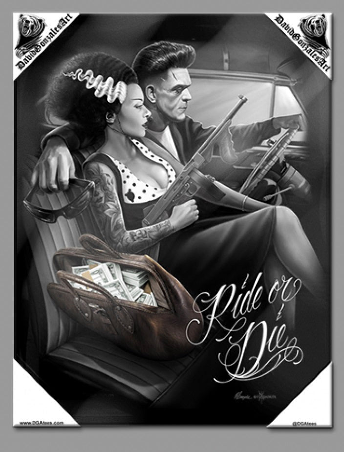 BOLSA DE DINERO - Arte en lienzo pequeño - 12" X 16"