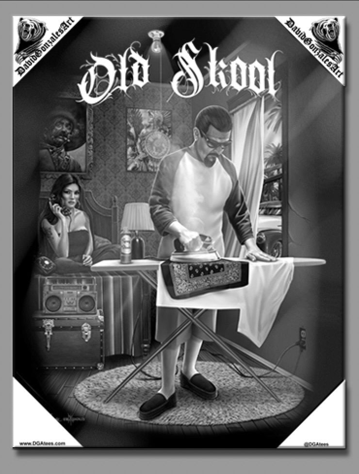 OLD SKOOL - Lienzo pequeño - 30 x 40 cm