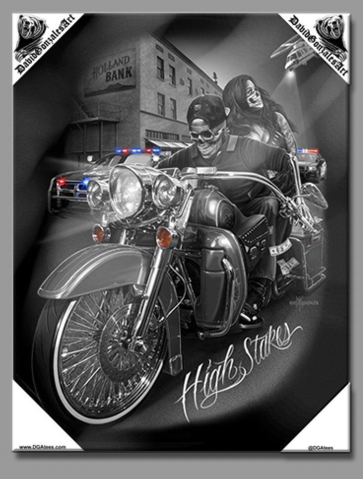 ROD - HIGH STAKES - Lienzo pequeño - 12" X 16"