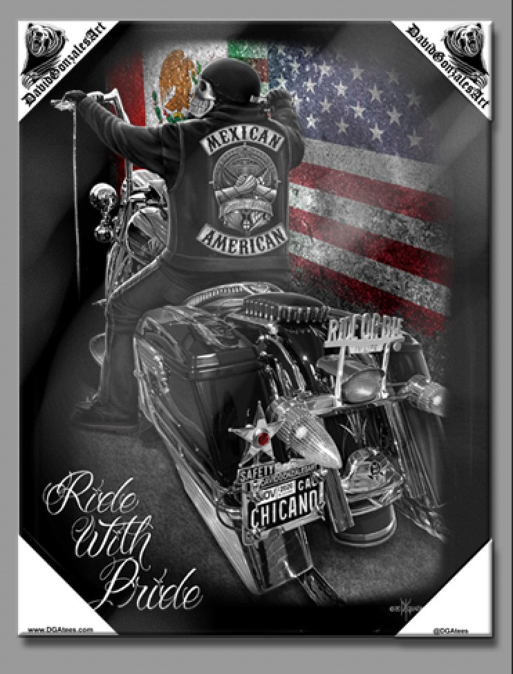 ROD - RIDE WITH PRIDE - Lienzo pequeño - 12" X 16"