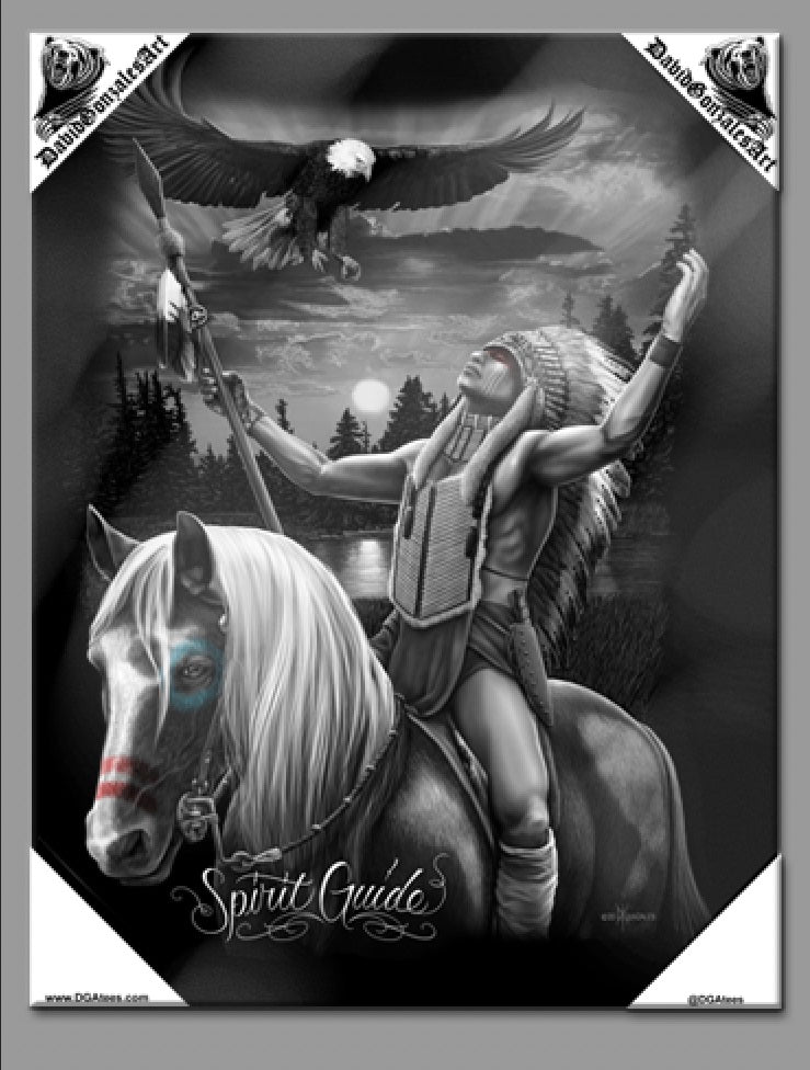 GUÍA ESPIRITUAL - Lienzo pequeño - 12" X 16"