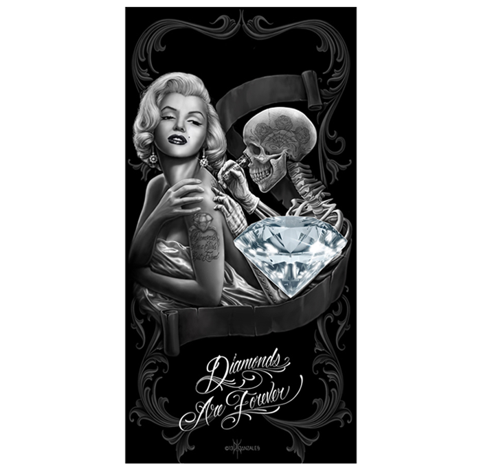 Diamonds Beach Towel