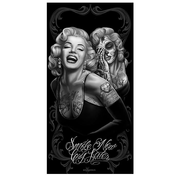 SMILE NOW Beach Towel