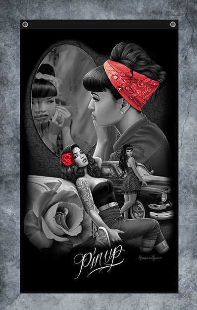 DGA - 3' X 5' - BANDERA / BANNER - FC - PIN UP