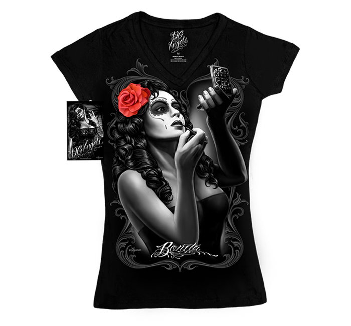 Bonita escote en V para mujer