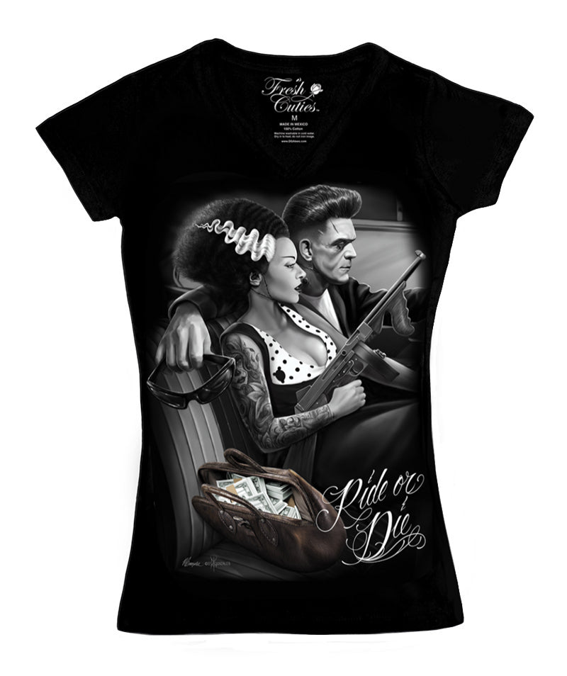 Fresh Cuties - Monedero con escote en pico para mujer