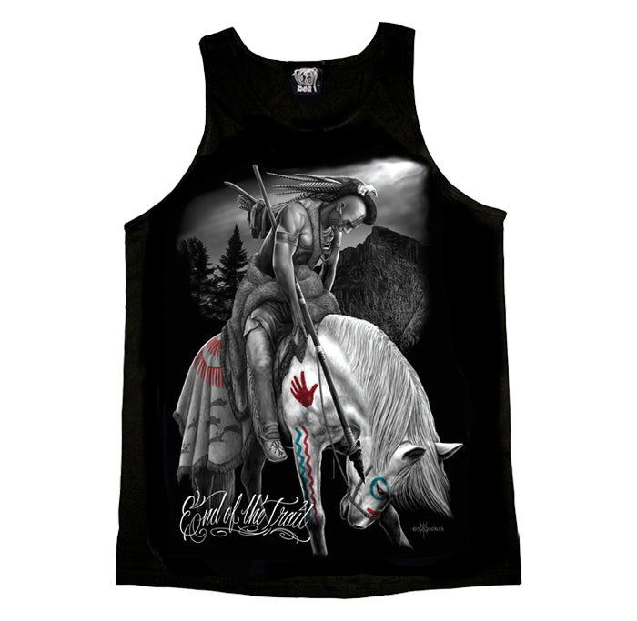 Camiseta sin mangas para hombre End of The Trail
