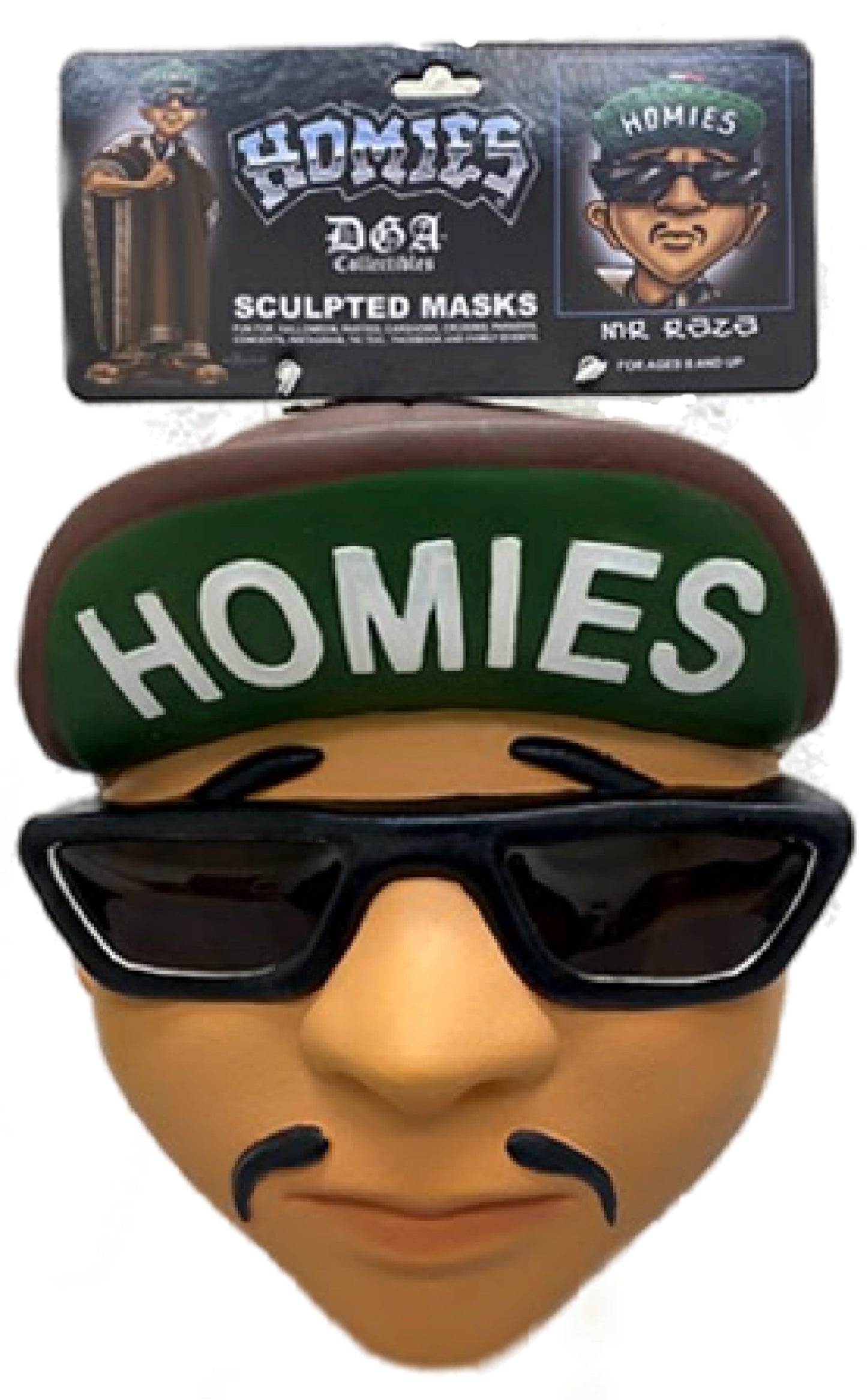 MR RAZA - HOMIES SCULPTED MASKS " DGA ONLINE EXCLUSIVE "