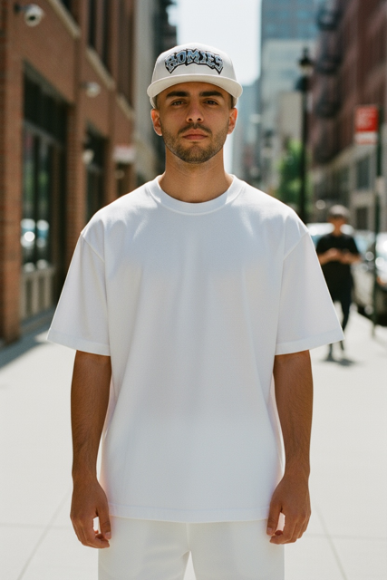 HM™ - SNAPBACK HAT CHRM Logo on White