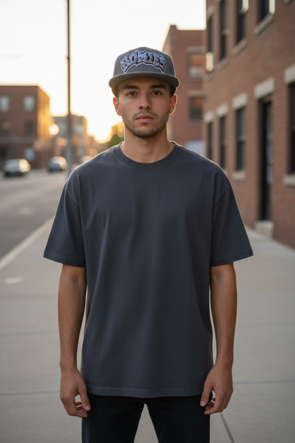 HM™ - SNAPBACK HAT Chrome Logo