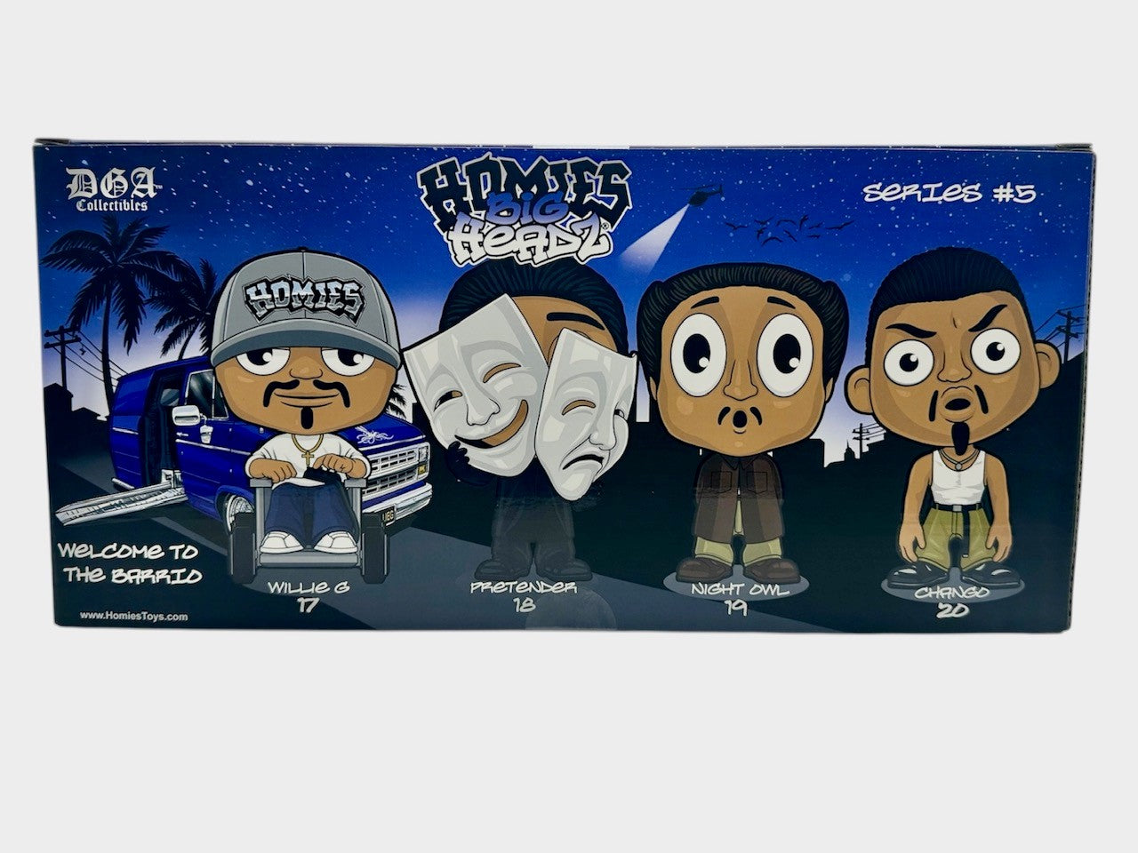 HOMIES™ - BIG HEADZ 4-Pack Figure Set - Series #5 – DGA Tees