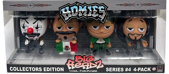 HOMIES™ - BIG HEADZ  4-Pack Figure Set - Series #4