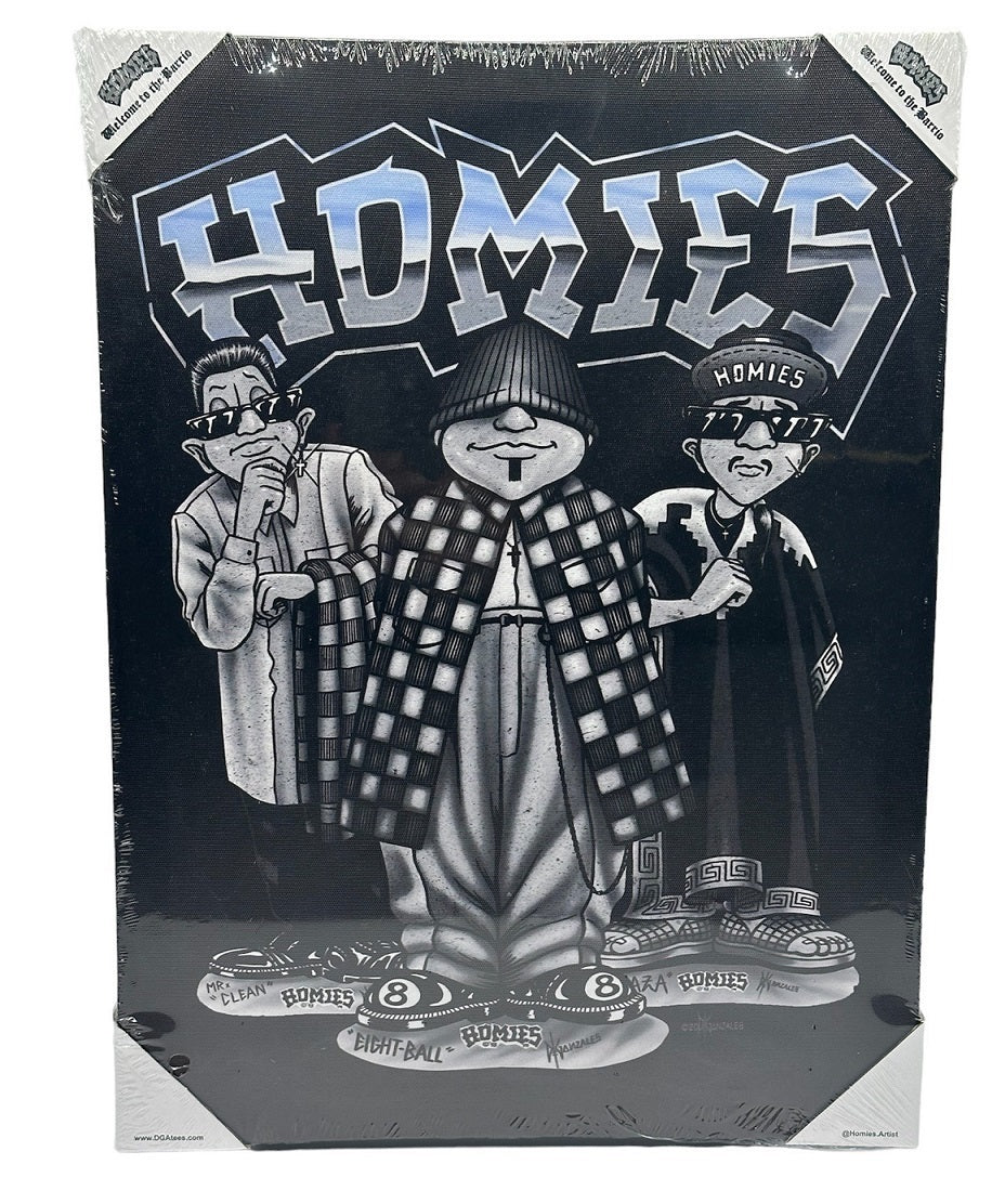 HOMIES - EIGHTBALL TRIO - Small Canvas Art - 12