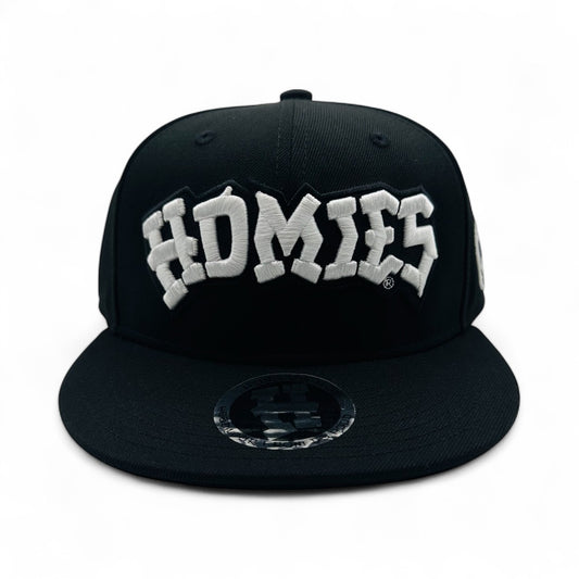 HM™ - SNAPBACK HAT W/B Logo on Black