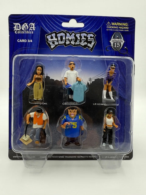 HOMIES Series 15 - Blister Card Set of 4 (24 Figures Total) – DGA Tees