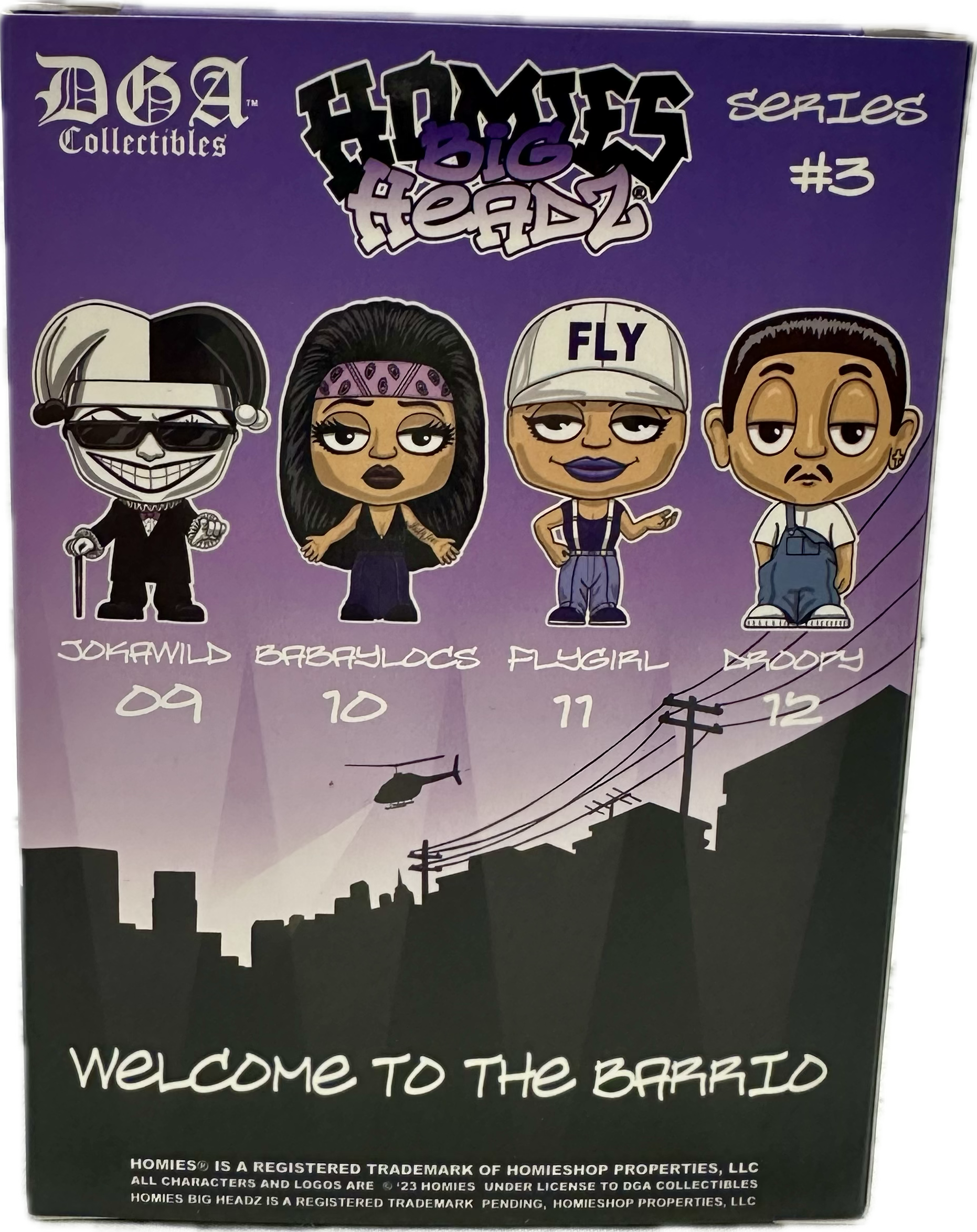 HOMIES™ - BIG HEADZ Jokawild Figure - Series #3 HOMIES™ - BIG HEADZ Jokawild Figure - Series #3