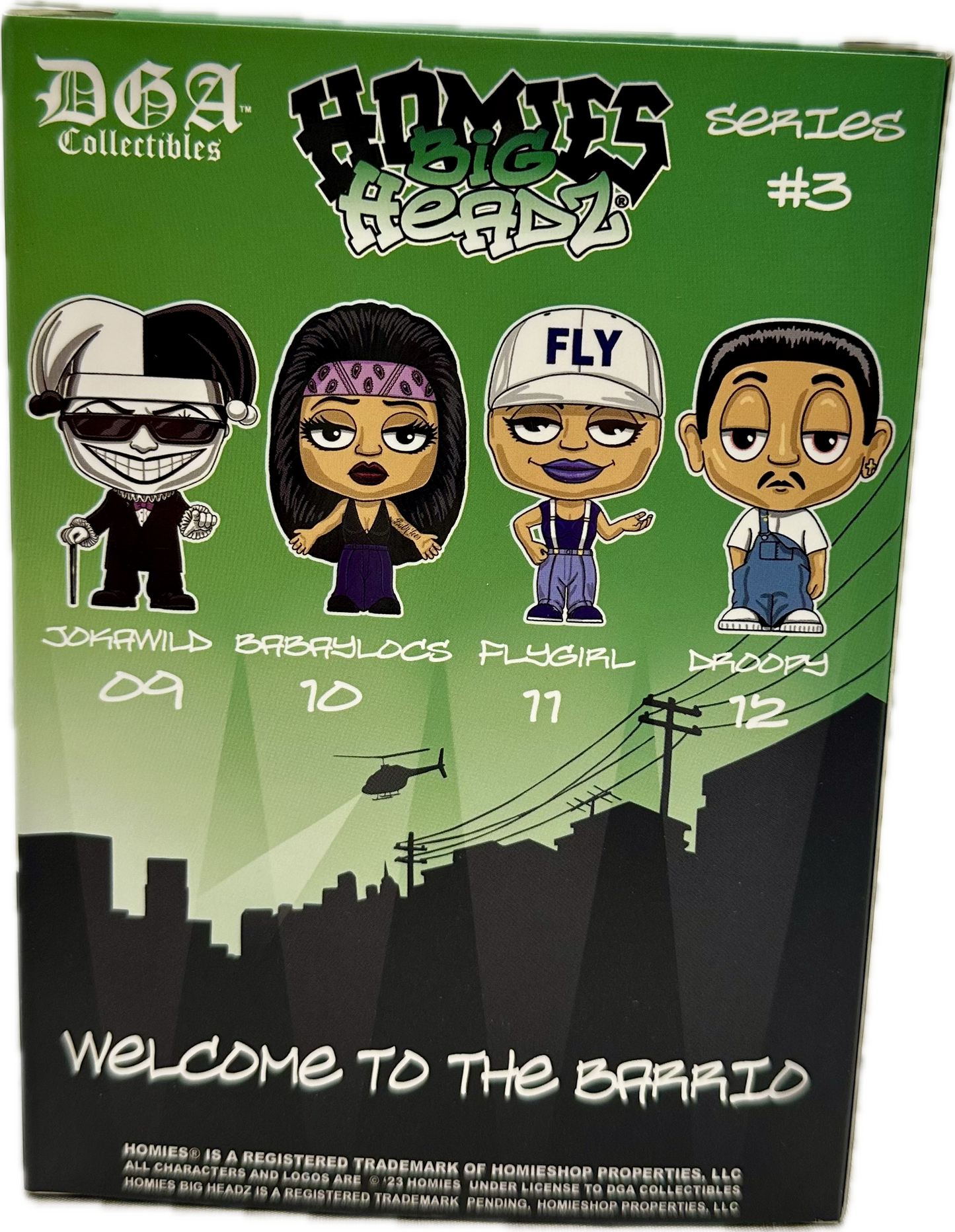 Figura de Chase metálica HOMIES™ de edición limitada de Droopy BIG HEADZ 