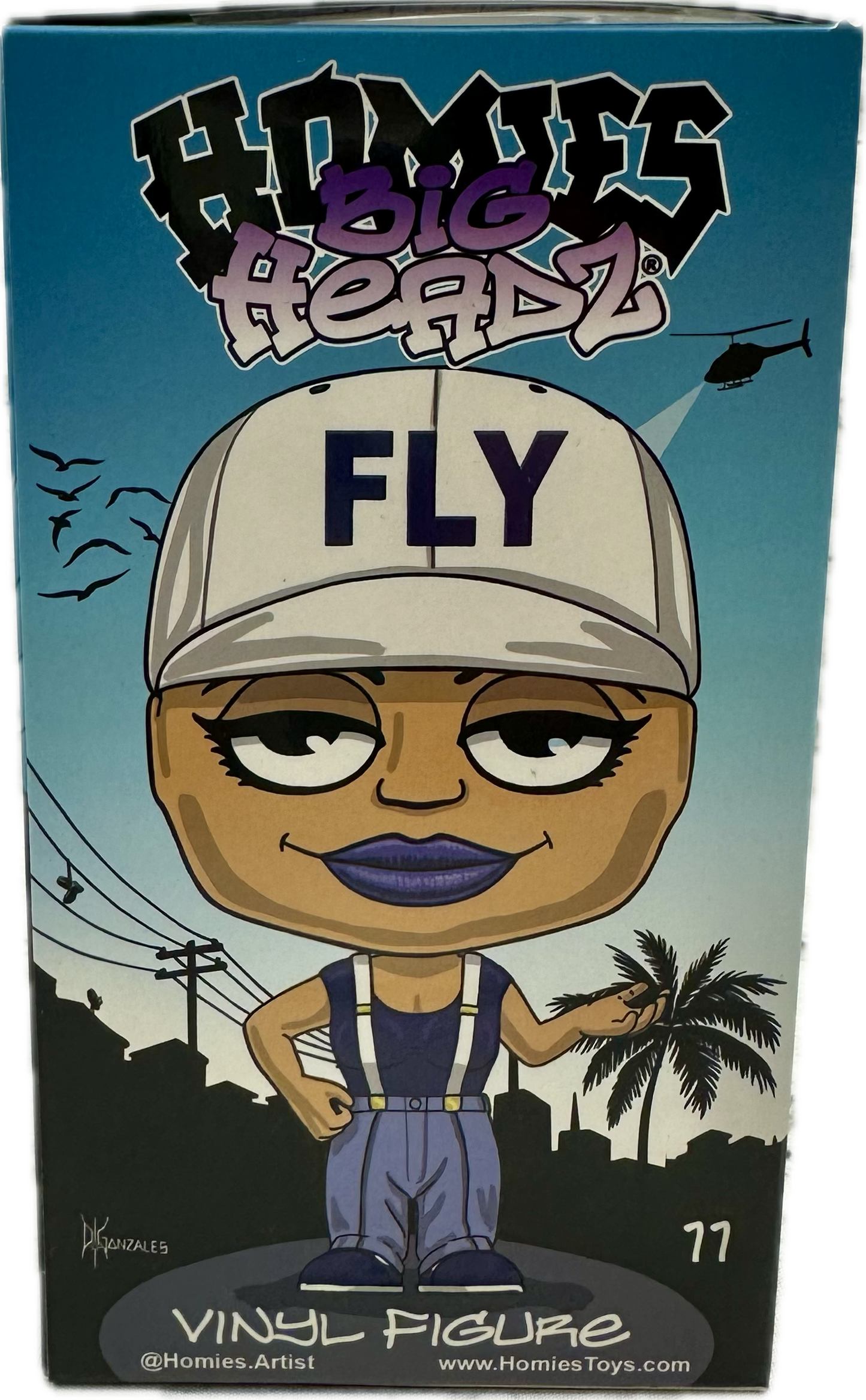 Figura metálica Chase de HOMIES™ de edición limitada de Flygirl BIG HEADZ 