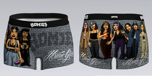 HG- Women's BoyShorts -HOMIEGIRLS WALL