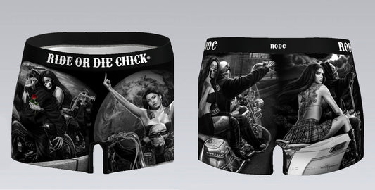 DGA- Women's BoyShorts -RIDE OR DIE CHICK