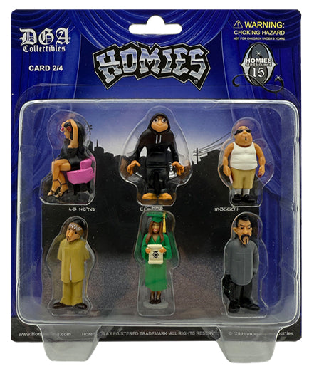 HOMIES Series 15 - Blister Card Set of 4  (24 Figures Total)