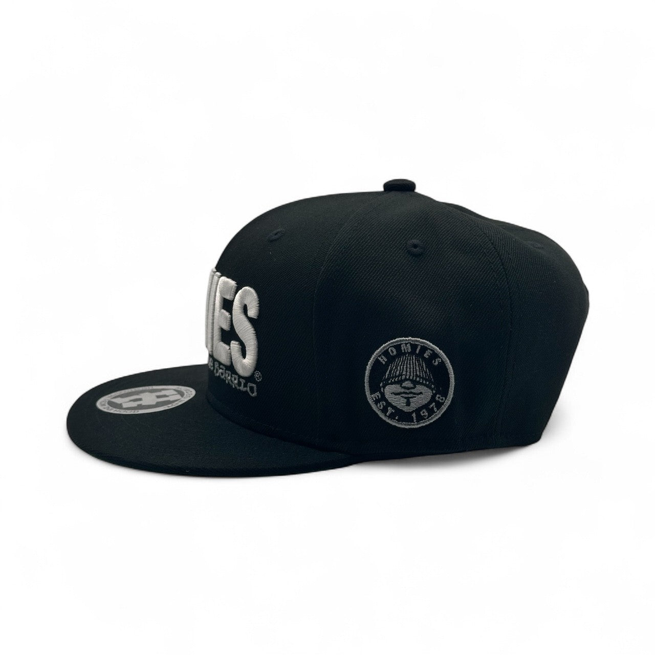 HM™ - SNAPBACK HAT Welcome To The Barrio on BLACK W/ Green Under Brim