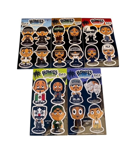 HMZ- BIG HEADZ Vinyl Stickers Collectors Set of 5 (1pc of ea. series)