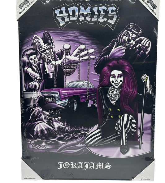 HOMIES - JOKERS TOWN - Lienzo pequeño - 12" X 16"