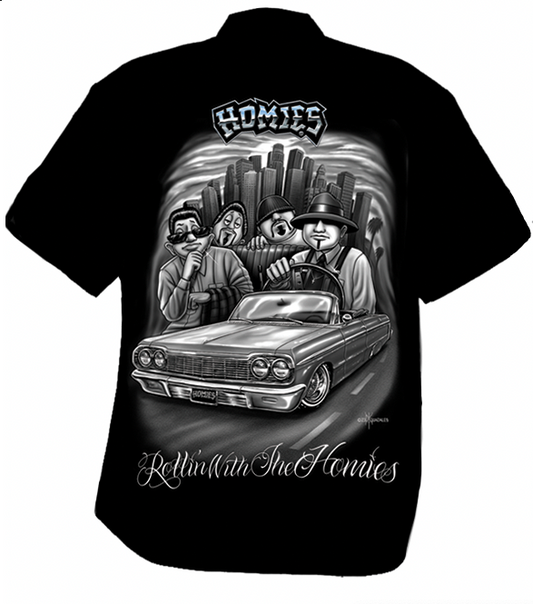 Camisa de trabajo HOMIES™ - ROLLIN WITH THE HOMIES 