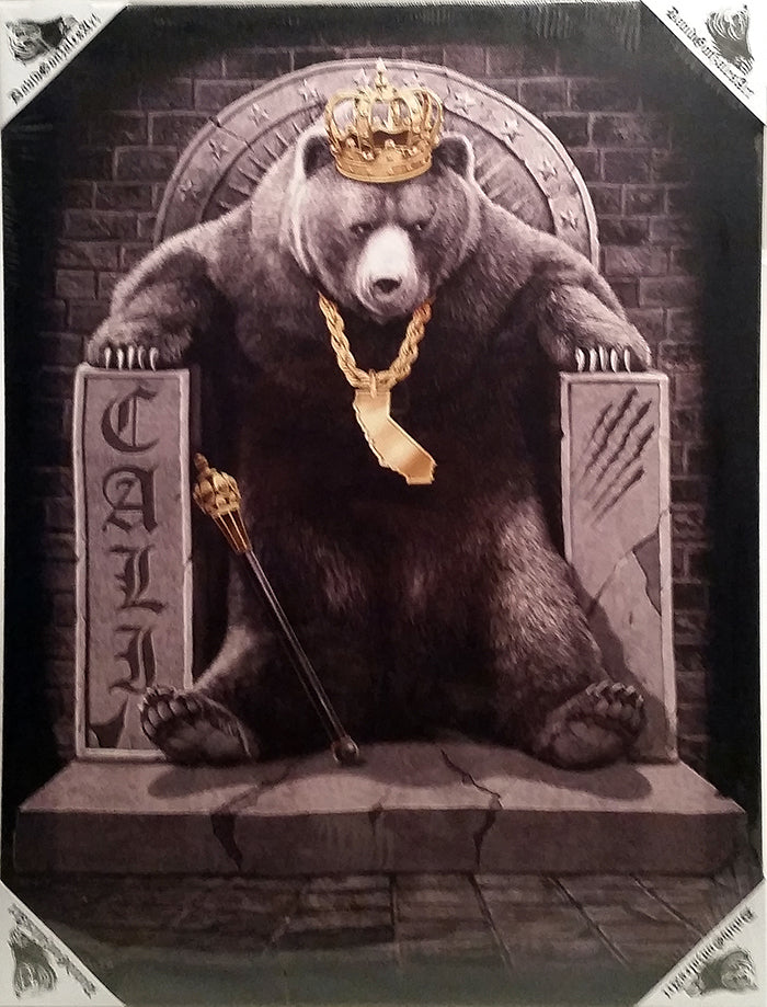 REY DE CALI - Cuadro en lienzo pequeño - 12" X 16"